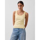 Gap Kadın Sarı Fitilli Scoop Atlet - 2XL