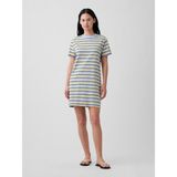 GAP Kadın Sarı Relaxed T-Shirt Mini Elbise