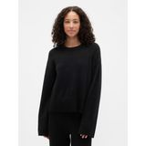 GAP Kadın Siyah CashSoft Relaxed Crewneck Kazak