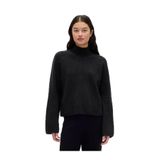 GAP Kadın Siyah CashSoft Shaker Örgü Turtleneck Kazak