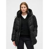 Gap Kadın Siyah Coldcontrol Max Relaxed Midi Puffer Şişme Mont - XL