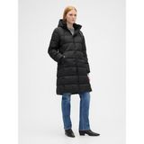 Gap Kadın Siyah Coldcontrol Relaxed Midi Şişme Mont