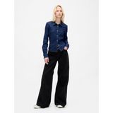 Gap Kadın Siyah Düşük Bel Ultrasoft Extra Baggy Jean Pantolon - 24LONG