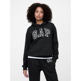Gap Kadın Siyah Gap Logo Fleece Sweatshirt - 2XL