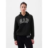 Gap Kadın Siyah Gap Logo Havlu Kumaş Sweatshirt