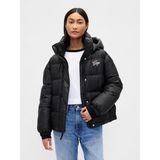 Gap Kadın Siyah Gap Logo Puffer Şişme Mont - XL