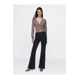 GAP Kadın Siyah High Rise '70s Flare Jean Pantolon