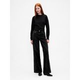 Gap Kadın Siyah High Rise Stride Wide-Leg Jean Pantolon - 26/SHT