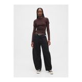 GAP Kadın Siyah High Rise UltraSoft Horseshoe Jean Pantolon