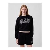 GAP Kadın Siyah Logo Sweatshirt
