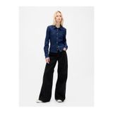 GAP Kadın Siyah Mid Rise Ultrasoft Extra Baggy Jean Pantolon