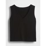 GAP Kadın Siyah Triko Crop Atlet