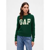 Gap Kadın Yeşil Gap Logo Intarsia Kazak - XS