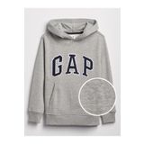 GAP Kids Erkek Çocuk Gri Gap Logo Fleece Sweatshirt