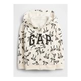 GAP Kids Gap Kız Bebek Karma Baskı Şardonlu Fermuarlı Ceket 6 Ay-5 Yaş EKRU