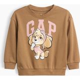 Gap Kız Bebek Açık Kahverengi Vintagesoft Terry Paw Patrol Sweatshirt - 3 Yaş