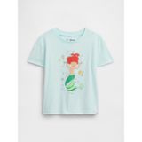 Gap Kız Bebek Açık Mavi Disney Grafik Baskılı T-Shirt - 4 Yaş