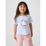 Gap Kız Bebek Açık Mavi Hello Kitty Grafik Baskılı T-Shirt - 5 Yaş