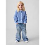 Gap Kız Bebek Açık Mavi Kelebek Baskılı Pull-On Baggy Jean Pantolon - 2 Yaş
