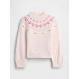 Gap Kız Bebek Açık Pembe Baby & Toddler Fair Isle Kazak - 12 - 18 Ay