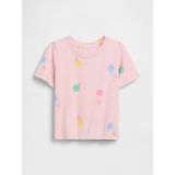 Gap Kız Bebek Açık Pembe Mix & Match Baskılı T-Shirt - 6 - 12 Ay