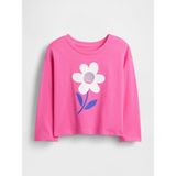 Gap Kız Bebek Açık Pembe Mix & Match Relaxed Grafik T-Shirt - 6 - 12 Ay