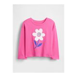 GAP Kız Bebek Açık Pembe Mix & Match Relaxed Grafik T-Shirt