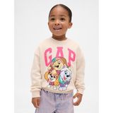 Gap Kız Bebek Açık Pembe Vintagesoft Paw Patrol Gap Logo Sweatshirt - 6 - 12 Ay