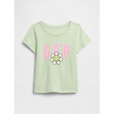 Gap Kız Bebek Açık Yeşil Babygap Logo T-Shirt - 5 Yaş