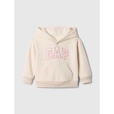 Gap Kız Bebek Bej Gap Logo Fleece Sweatshirt - 3 Yaş