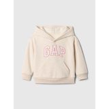 Gap Kız Bebek Bej Gap Logo Fleece Sweatshirt - 4 Yaş