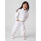 Gap Kız Bebek Beyaz Dantel Kenarlı Horseshoe Jean Pantolon - 2 Yaş