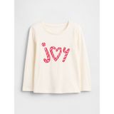 Gap Kız Bebek Beyaz Gap Grafik T-Shirt - 2 Yaş