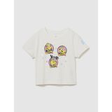 Gap Kız Bebek Beyaz Minions Grafik Baskılı T-Shirt - 18 - 24 Ay