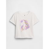 Gap Kız Bebek Beyaz Mix & Match Grafik Baskılı T-Shirt - 2 Yaş