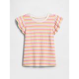Gap Kız Bebek Çok Renkli Babygap Uçuşan Kol T-Shirt - 6 - 12 Ay
