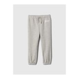 GAP Kız Bebek Gri Logo Kalp Desenli Pull-On Jogger Fleece Eşofman Altı