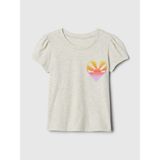 Gap Kız Bebek Gri Mix & Match Grafikli T-Shirt - 18 - 24 Ay
