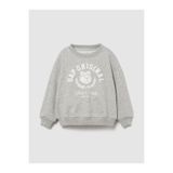 GAP Kız Bebek Gri VintageSoft Terry Ayı Logo Sweatshirt