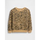 Gap Kız Bebek Kahverengi Grafik Baskılı Sweatshirt - 3 Yaş