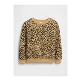 GAP Kız Bebek Kahverengi Grafik Baskılı Sweatshirt