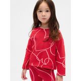 Gap Kız Bebek Kırmızı Mix & Match Drop-Shoulder T-Shirt - 6 - 12 Ay