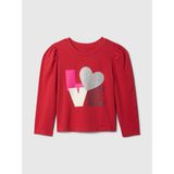 Gap Kız Bebek Kırmızı Mix & Match T-Shirt - 6 - 12 Ay