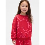 Gap Kız Bebek Kırmızı Vintagesoft Sweatshirt - 12 - 18 Ay