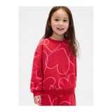 GAP Kız Bebek Kırmızı VintageSoft Sweatshirt