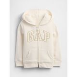 Gap Kız Bebek Krem Gap Logo Sherpa Astarlı Sweatshirt - 6 - 12 Ay