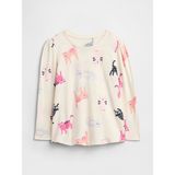 Gap Kız Bebek Krem Gap Puff Sleeve T-Shirt - 6 - 12 Ay