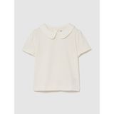 Gap Kız Bebek Krem Puff Sleeve Yaka T-Shirt - 2 Yaş