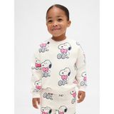Gap Kız Bebek Krem Vintagesoft Snoopy Sweatshirt - 4 Yaş