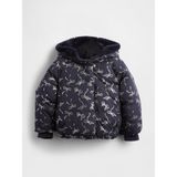 Gap Kız Bebek Lacivert Cozy Puffer Şişme Mont - 12 - 18 Ay